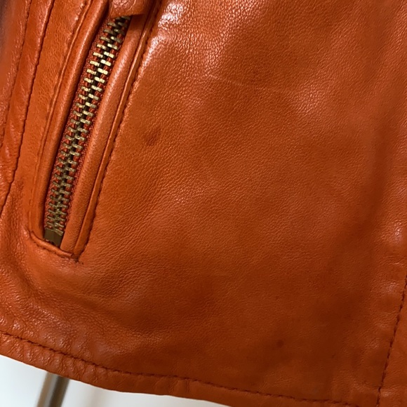 Massimo Dutti Leather Jacket - Picture 12 of 16